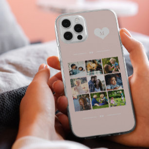エレガントなモノグラム9枚フォトコラージュ Case-Mate iPhone 14ケース