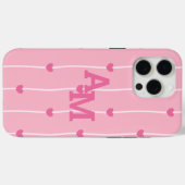 エレガントなモノグラム オリジナルデザイン Case-Mate iPhoneケース (裏面 (横))