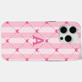 エレガントなモノグラム オーダーメイド Case-Mate iPhoneケース (裏面 (横))