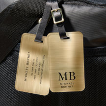 エレガントなモノグラム ゴールド
