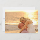 エレガントなモノグラム フォーマル ゴールドの結婚披露宴 招待状 (裏面)