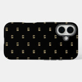 エレガントなモノグラム Case-Mate iPhoneケース (裏面 (横))