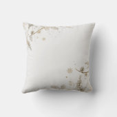 エレガントなモミの木の枝クリスマス|の装飾用クッション クッション (裏面)