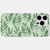 エレガントなヤマナラシとオリーブの葉の自然な模様 Case-Mate iPhoneケース (裏面 (横))