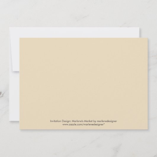 エレガントなユニコーンの誕生会の写真の招待状 招待状 (裏面)