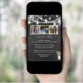 エレガントなユーカリのグリーン 3 フォト 卒業 BBQ 招待状