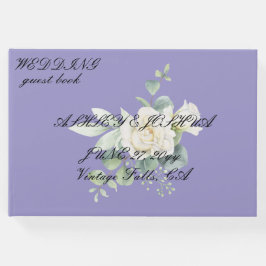 エレガントなユーカリの植物学的なゲストブック ゲストブック