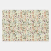 エレガントなユーカリの葉 ラッピングペーパーシート (正面)