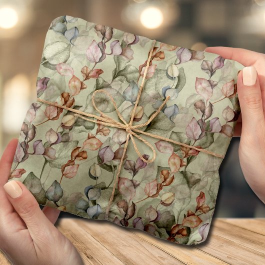 エレガントなユーカリの葉 薄葉紙