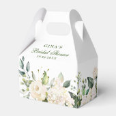エレガントなユーカリ ホワイト ブラッシュ ハイドランジア フェイバーボックス (裏面サイド)