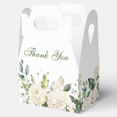 エレガントなユーカリ ホワイト ブラッシュ ハイドランジア フェイバーボックス (オープン)