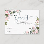 エレガントなユーカリ 予想してみて ゲームカード 名刺 (正面)