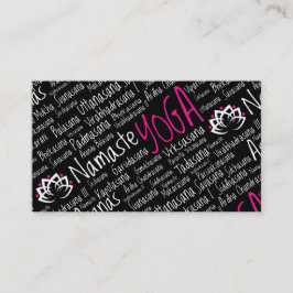 エレガントなヨガの中心/ヨガのビジネス/先生 名刺