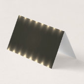 エレガントなライトのグリッタリーな感謝カード 名刺 (裏面)