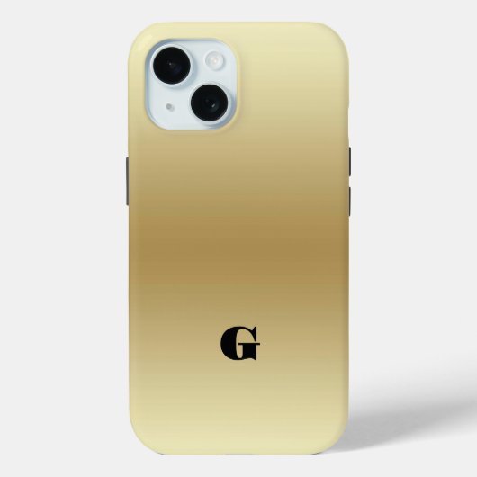 エレガントなライトゴールドテールのパーソナライズ Case-Mate iPhoneケース (裏面)