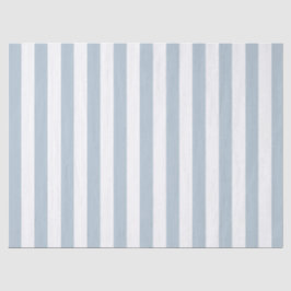 エレガントなライトブルーとホワイトのストライプ柄 薄葉紙