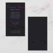 エレガントなライン 名刺 (正面/裏面)