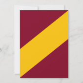 エレガントなラグジュアリー バーガンディーとゴールドの40歳の誕生日 招待状 (裏面)