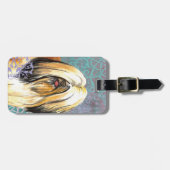 エレガントなラサApso ラゲッジタグ (正面横)