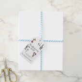 エレガントなラスティックな感謝祭のディナー ギフトタグ (より糸付き)