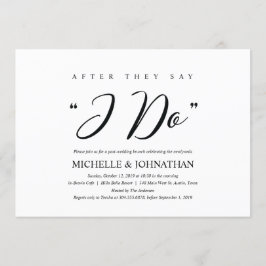 エレガントなラスティック ポストウェディング ブランシュ 招待状カード 招待状