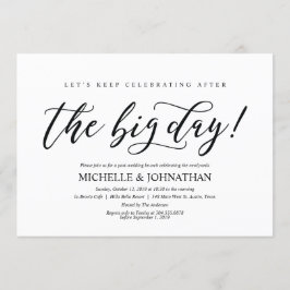 エレガントなラスティック ポストウェディング ブランシュ 招待状カード 招待状