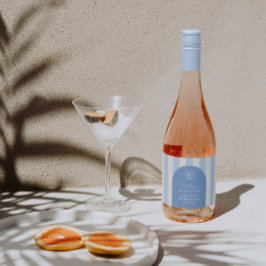 エレガントなラスト toast 結婚前パーティーのギフト スパークリングワインラベル