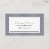 エレガントなラベンダーの蜜蜂の巣のプロフェッショナル 名刺 (正面)