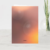 エレガントなラマダーン・ムバラク・ホールィ・コーランと三日月 カード (裏面)