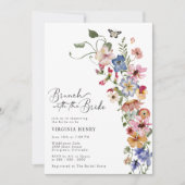 エレガントなランチ ブライダルシャワー 招待状 (正面)