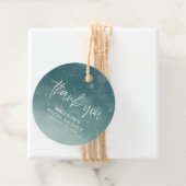 エレガントなリトルスノーフレーク ブライダルシャワー フェイバータグ (インサイチュ)