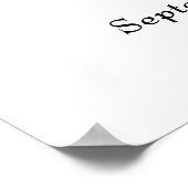 エレガントなリハーサルディナー看板へのご案内 ポスター (角)