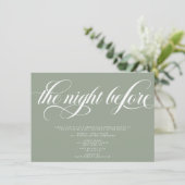 エレガントなリハーサルディナー 招待状 (スタンド正面)