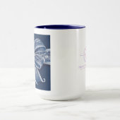 エレガントなリボンシリーズ #1 マグカップ (中央)