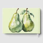 エレガントなルスティック パーフェクト ペア ブライダルシャワー ゲストブック (裏面)