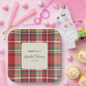 エレガントなルスティック プライド シャワー ペーパープレート (パーティー)