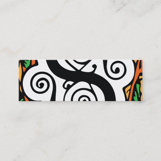 エレガントなルネサンスか中世モノグラムの手紙S スキニー名刺 (正面)