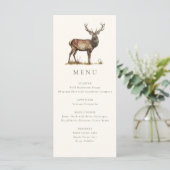 エレガントなルーラル 鹿 猟 晩餐会 メニュー (スタンド正面)