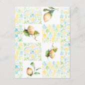 エレガントなレモン畑のボヘミアンベディング　ゲストの詳細情報 エンクロージャーカード (裏面)