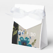 エレガントなレースのウェディングインビテーションコレクション フェイバーボックス (正面サイド)