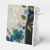 エレガントなレースのウェディングインビテーションコレクション フェイバーボックス (裏面サイド)