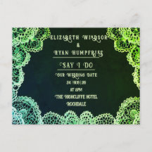 エレガントなレースのウェディングインビテーションコレクション