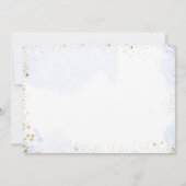 エレガントなロイヤルプリンセス城の誕生日パーティーの写真 サンキューカード (裏面)