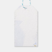 エレガントなロイヤルプリンセス城の誕生日パーティー ギフトタグ (裏面)