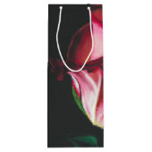 エレガントなロマンチックばら色のギフトバッグを選抜します ワインギフトバッグ (裏面)