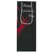 エレガントなロマンチックばら色のギフトバッグを選抜します ワインギフトバッグ (正面)