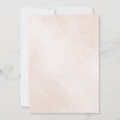 エレガントなローズのモノグラム結婚式招待状 招待状 (裏面)