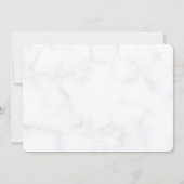 エレガントなローズの花をあしらったオリジナルの卒業式招待状 招待状 (裏面)