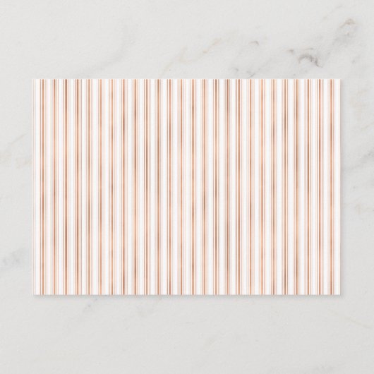 エレガントなローズゴールドのエッフェル塔 ウェディングパーティー エンクロージャーカード (裏面)