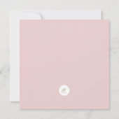 エレガントなローズ　水彩花　誕生日カード カード (裏面)